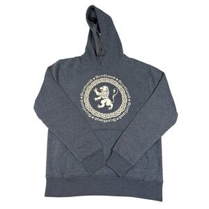 NWT Cotly Scottish Collection Lion Rampant Hoodie Men's S‎ Gray